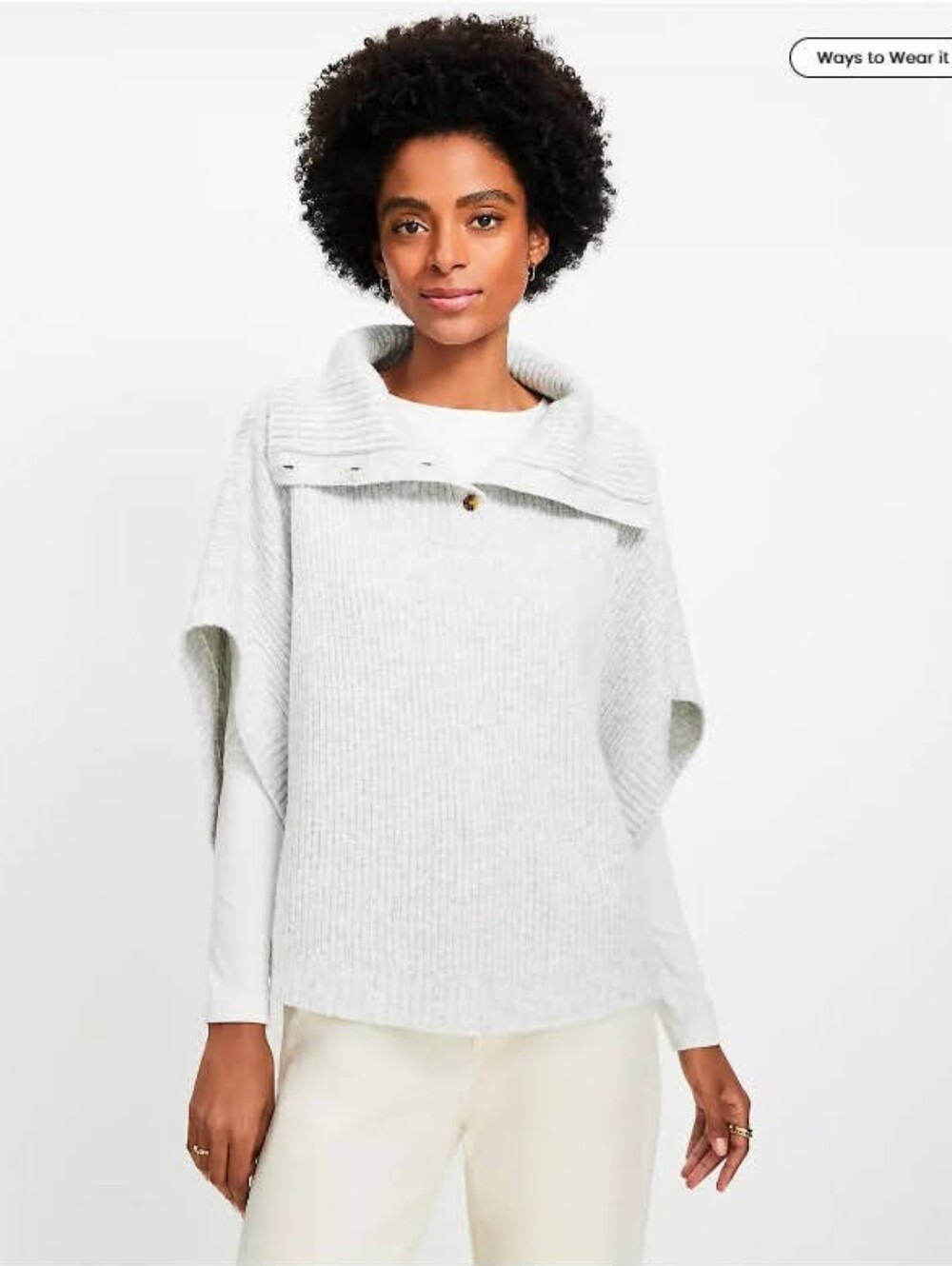 Luxe Poncho Sweater